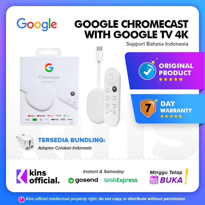 Google Chromecast with Google TV 4K Original BNIB Garansi