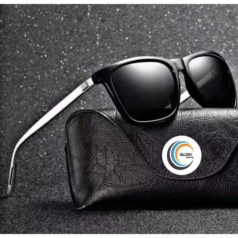 Promo - Kaca mata Polarized Pria Keren Anti UV y  Kaca mata Hitam A378 ..
