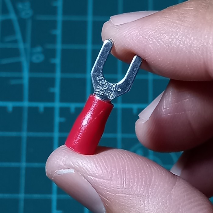 Kabel Skun Y 4.3Mm 22-16 Konektor Merah (10Pcs)