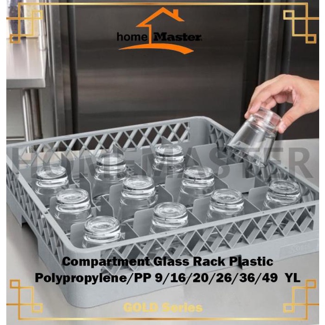 Ready...Ready...Ready...] Compartment Glass Rack/Pallette/Extender 9/16/20/25/36/49 YL