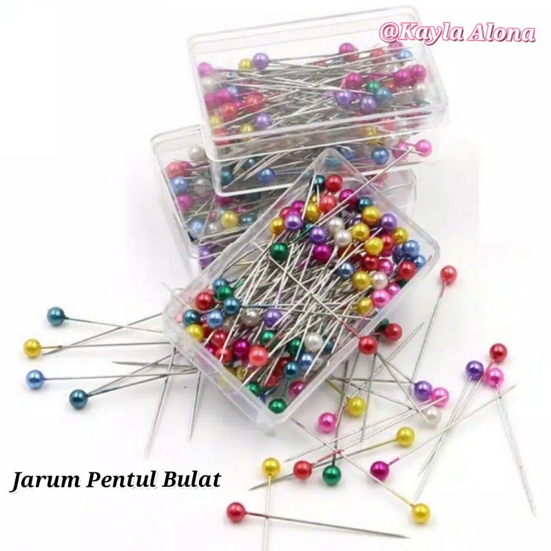 JARUM PENTUL WARNA BULAT