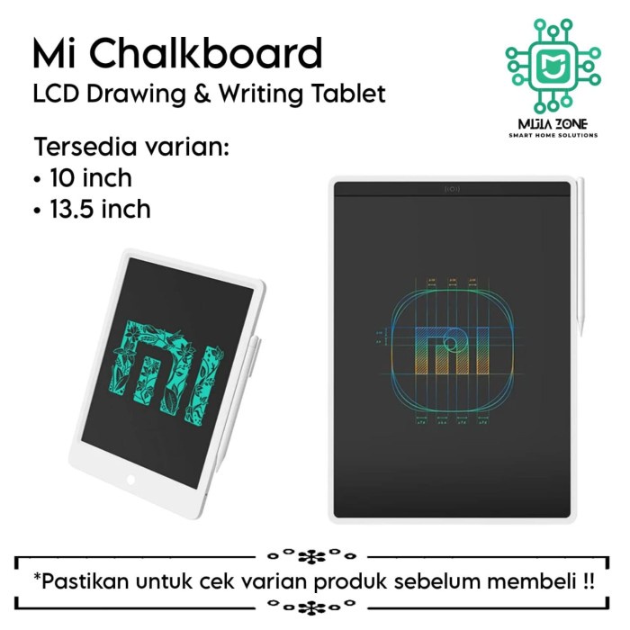 

Terlaris Xiaomi Writing Drawing Pad Tablet Gambar Tulis 13.5 Inch 10 Inch 20