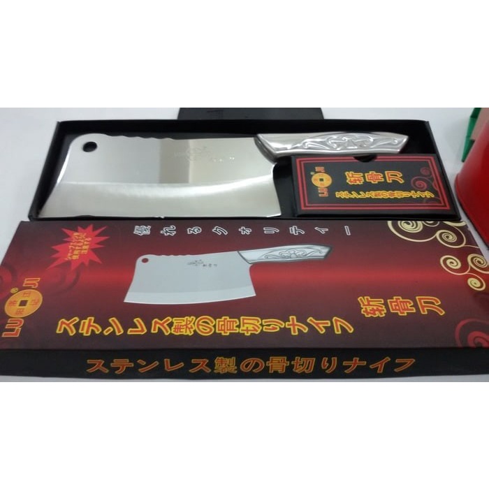Pisau Dapur Super Tajam Golok LUJI B018 Bagus S0B7 Kekinian High Quality Tajam Golok Sayur Termurah 