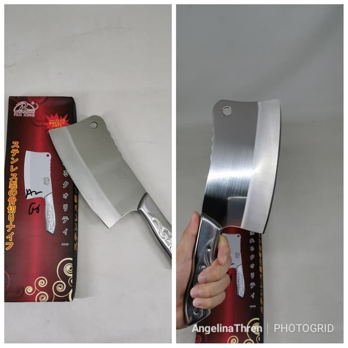 Pisau Dapur golok stainless golong b2 E5A2 Terbaru Qurban Promo Perlengkapan Termurah Baja Berkualit