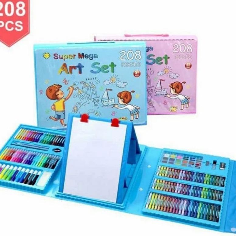 

[KODE G8JPJ] MN - Crayon Krayon set 208 Art Set Isi 208 Pcs Pensil Warna Warni Set 208 in 1 Crayon Komplit Alat Lukis dan Menggambar Lengkap Set 208-Pcs 208pcs