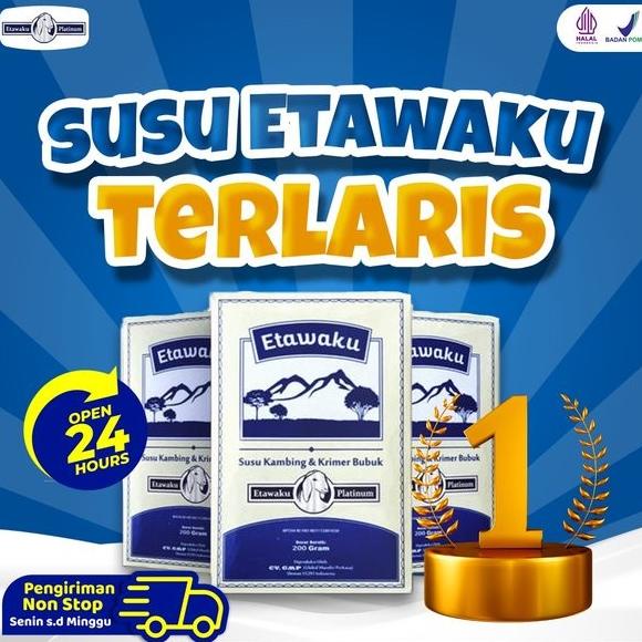 

PAKET 3 BOX Susu Kambing Etawaku Platinum Original Asli BPOM HALAL ---NEW---