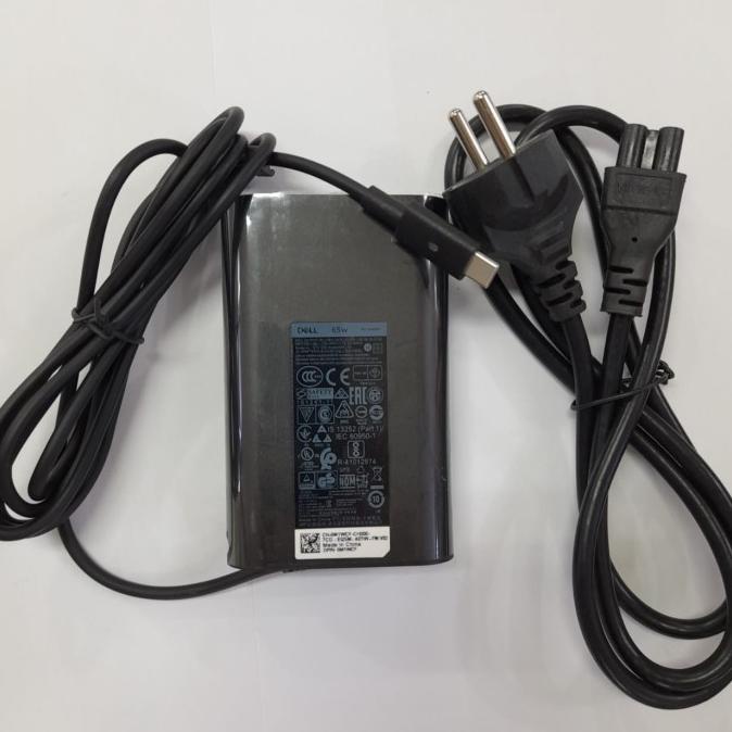 ADAPTOR CHARGER ORI laptop DELL LATITUDE 5280 5285 5289 5480 TYPE C
