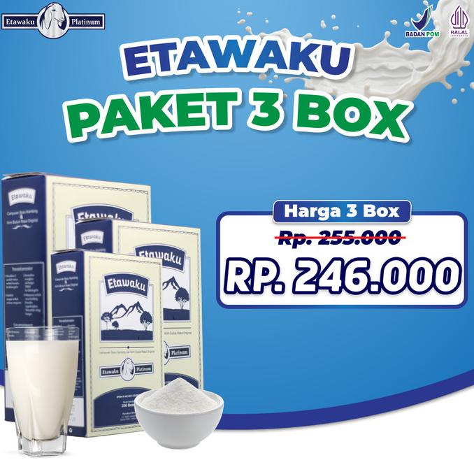 

Etawaku Platinum Susu Kambing Original 3 Box ---NEW---