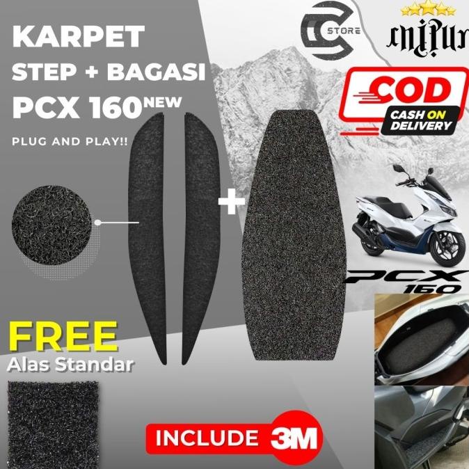 Karpet Bagasi PCX 160 New + Step Floor PCX 160 New / Karpet PCX 160