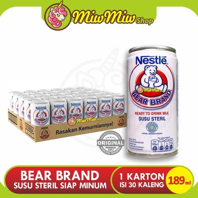 

Susu Beruang Bear Brand 189 ml (Susu Steril Siap Minum) ---NEW---