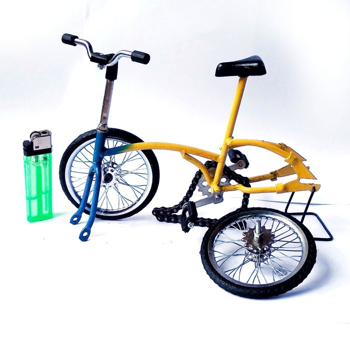Promo Miniatur Sepeda Lipat Seli - Bukan Real Brompton Polygon Pacific Dll Terbaru