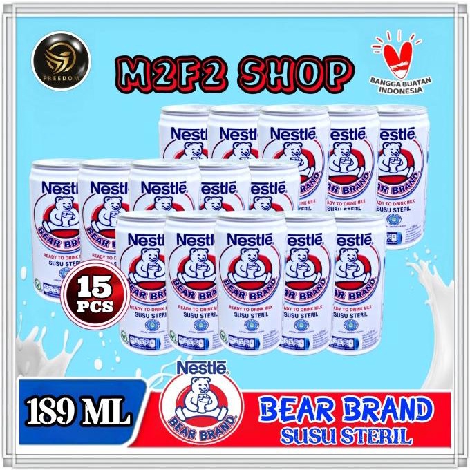 

Susu Beruang Bear Brand - 189 ml (Kemasan 15 Pcs) ---NEW---