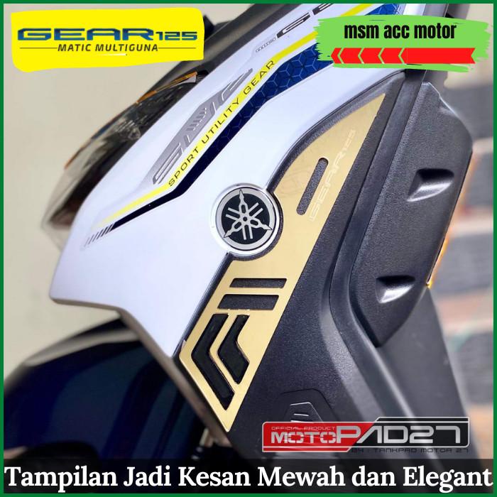Emblem Garnis Garnish Cover Body Samping Depan Yamaha Mio Gear 125 Premium