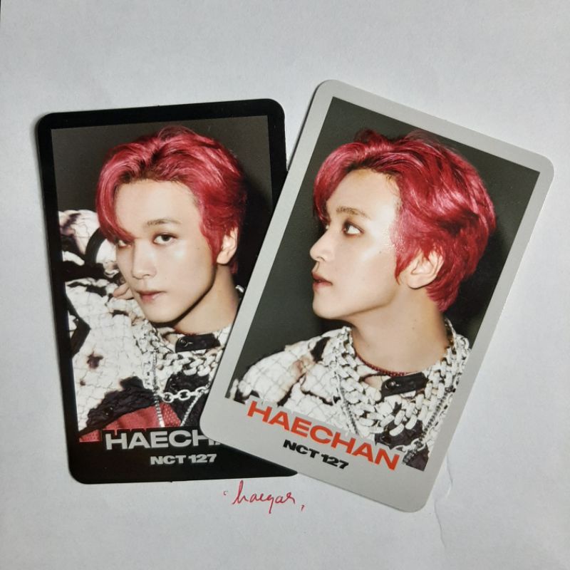 tc 2 baddies haechan trading card hc 2baddies black silver a b set nct 127