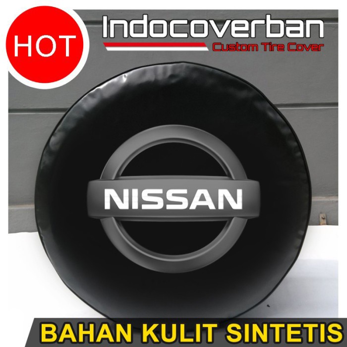 Cover Ban / Sarung Ban Serep Nissan Terrano Logo Nissan Grey