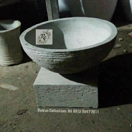 Terlaris Pot Batu Taman Teratai Air Mancur Kolam Ikan Plus Penyangga Kotak 65