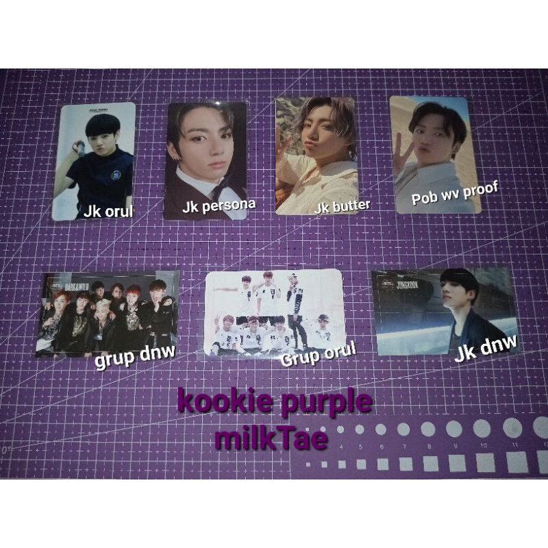 [READY STOCK] PC Jungkook album orul dnw persona butter grup proof pob weverse official