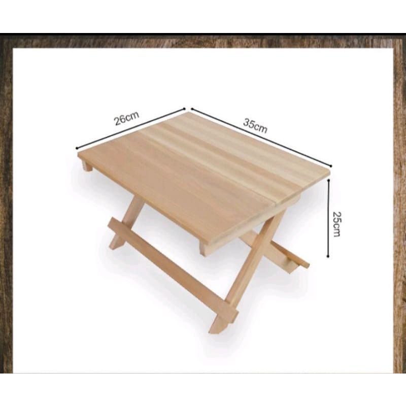 Meja lipat kayu| Rehal kayu Rekal kayu Meja kayu murah meja ngaji Meja Lipat Portrble