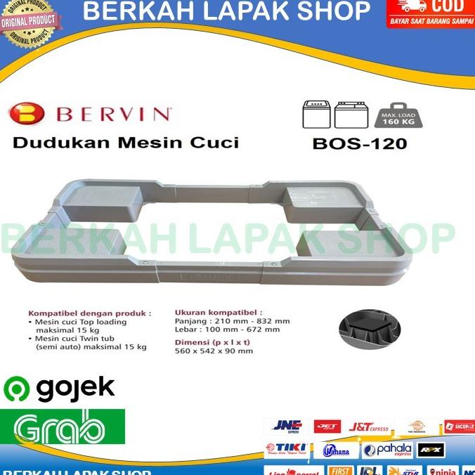 BERVIN BOS 120 TATAKAN MESIN CUCI 2 TABUNG /DUDUKAN ALAS MESIN CUCI
