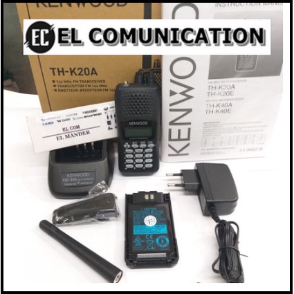 HT KENWOOD TH-K20A VHF ORIGINAL - HT KENWOOD TH K20 VHF ORIGINAL RESMI ORIGINAL TERBARU