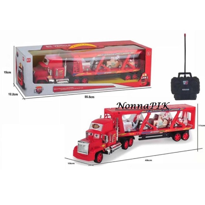 Flash Sale Rc Truck Kontainer The Cars Mack The Truck (Rechargable Battery) Termurah