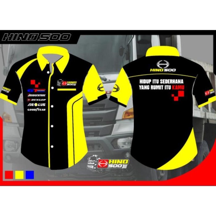 Promo Kp Kemeja Truck Hino500 Premium Original Terlaris