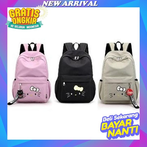 Tas Ransel Sera Wanita 2022 Baru Versi Korea All-Match Belah Ketupat Ransel Kecil Kasual All-Match W