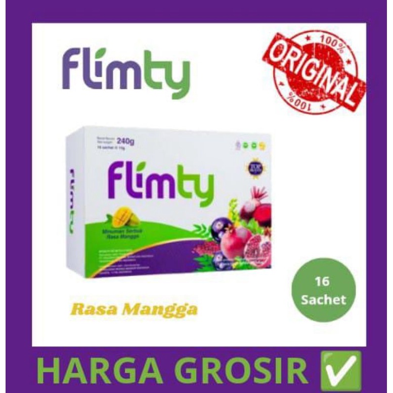 Flimty Fiber - 1 Box (isi 16 sachet) Antioksidan