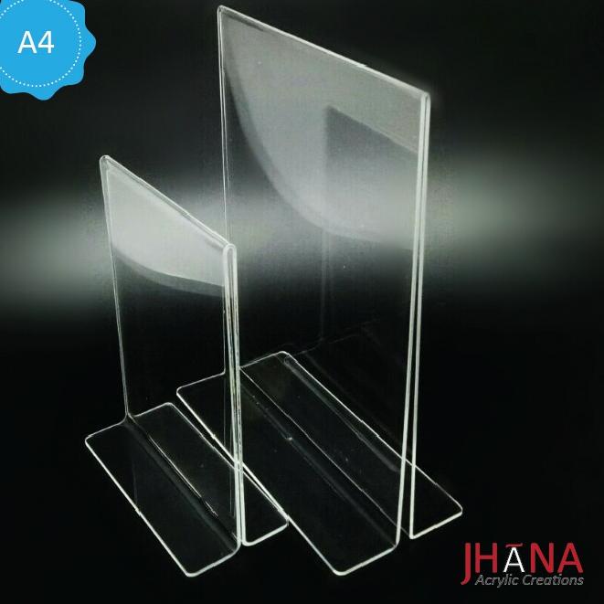 

For sale4.4 A4T Tentcard Acrylic / Tempat Brosur / Nomor Meja / Tent Holder Akrilik / acrylic / Akrilik Menu 957_