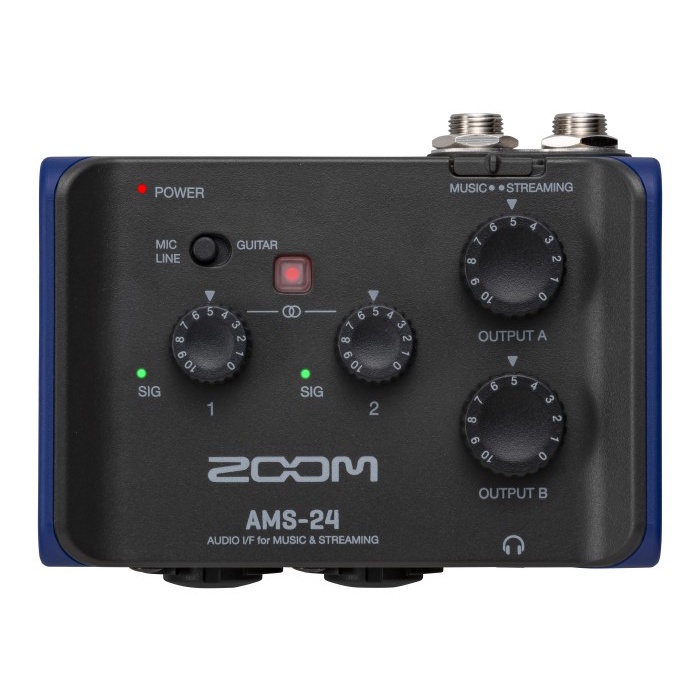 Zoom AMS-24 AMS Audio Interface for Music and Streaming