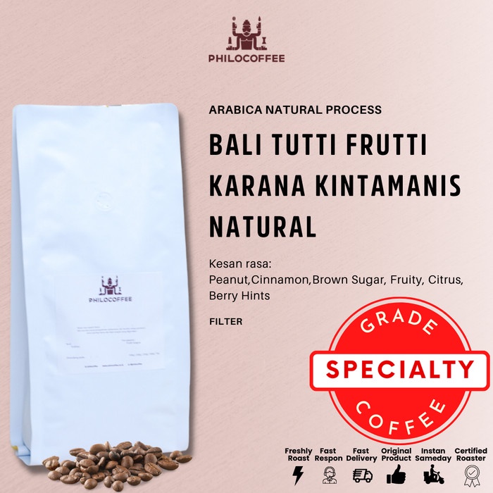 

BISA COD Kopi Arabika Bali Tutti Frutti Karana Kintamanis Natural 200g /KOPI EUBE/KOPI KAPAL