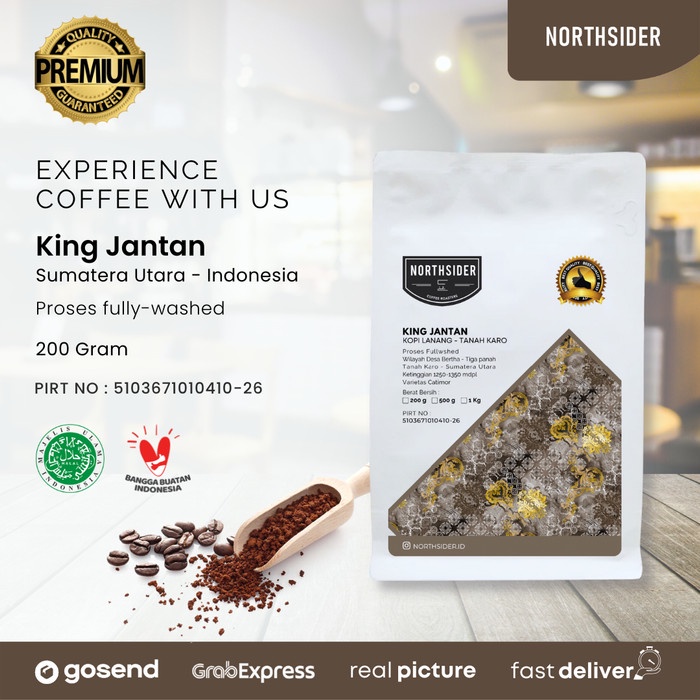 

Discount BIJI KOPI ARABIKA KING JANTAN TANAH KARO - 200GR NORTHSIDER COFFEE /KOPI EUBE/KOPI KAPAL