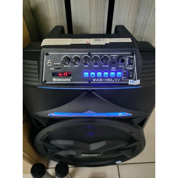 Speaker Aktif Aiwa 15 Inch Aiwa 115Lvj / 115 Lvj Karaoke Bluetooth Ruditabuti_Shop