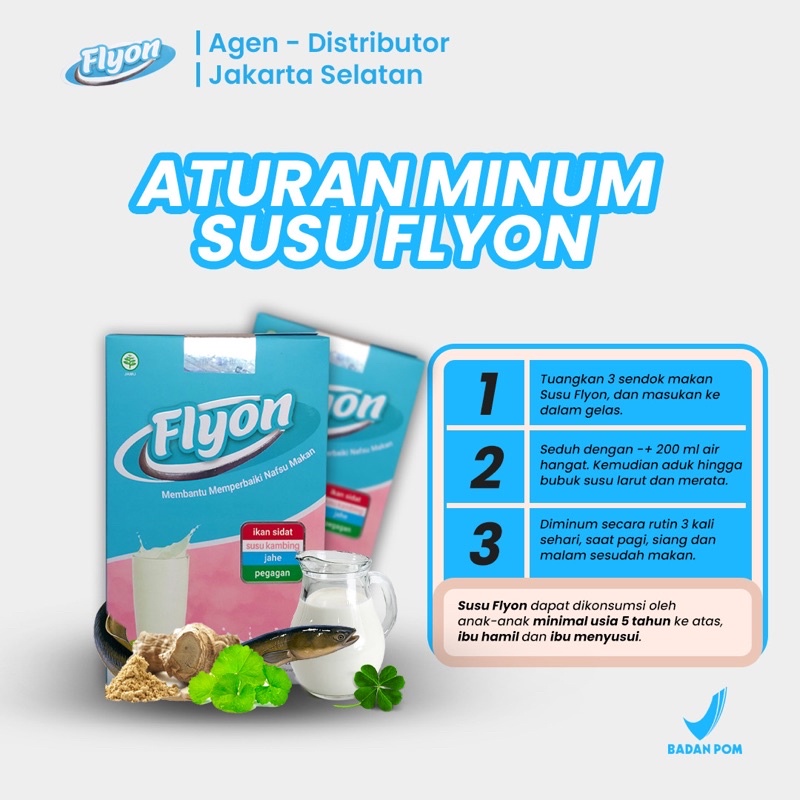 Flyon Susu Penggemuk Badan Penambah Berat Badan