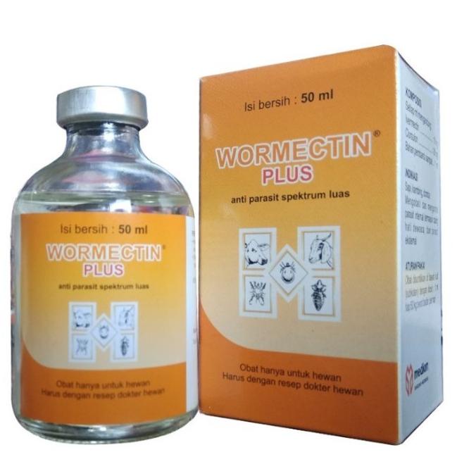 PROMO WORMECTIN PLUS 50 ML (OBAT CACING HEWAN)