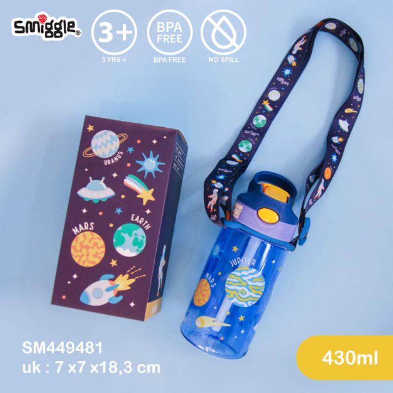 Botol minum smiggle+tali/smiggle water bottle