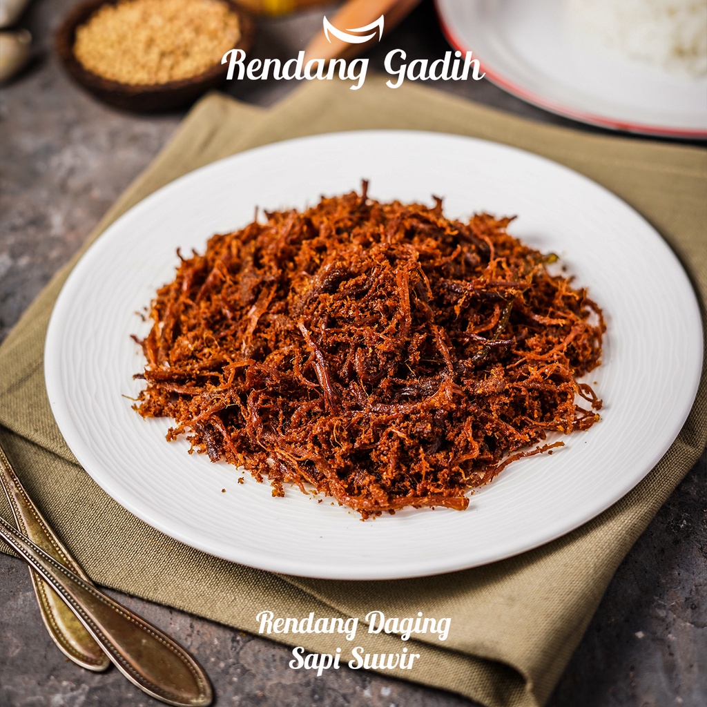 Rendang Daging Sapi Suwir 100gr - Rendang Gadih