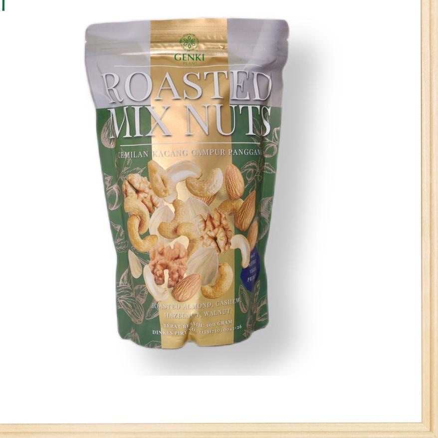 

COD | FG2 | Genki Plant Kacang Campur Panggang / Roasted Mix Nut - 500 g