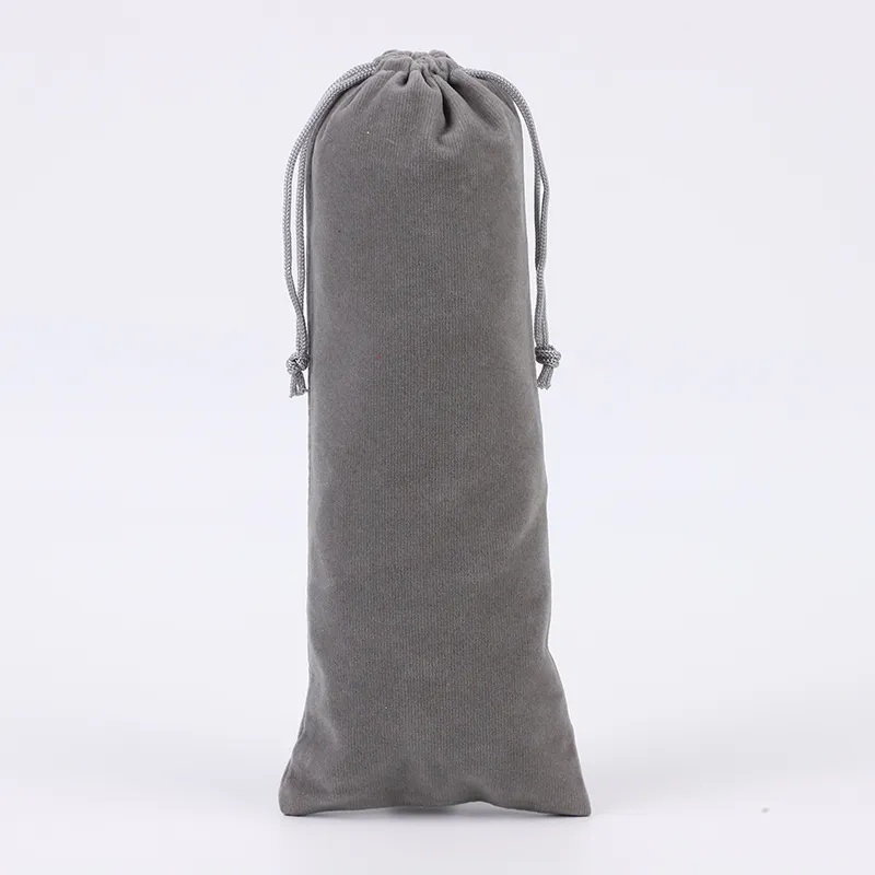 Pouch serut drawstring pouch bahan double suede untuk tumbler / botol minum