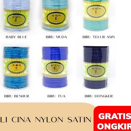 

6.6 Sale | HJ6 | Tali Cina Nylon Satin - Per Meter - Trijaya
