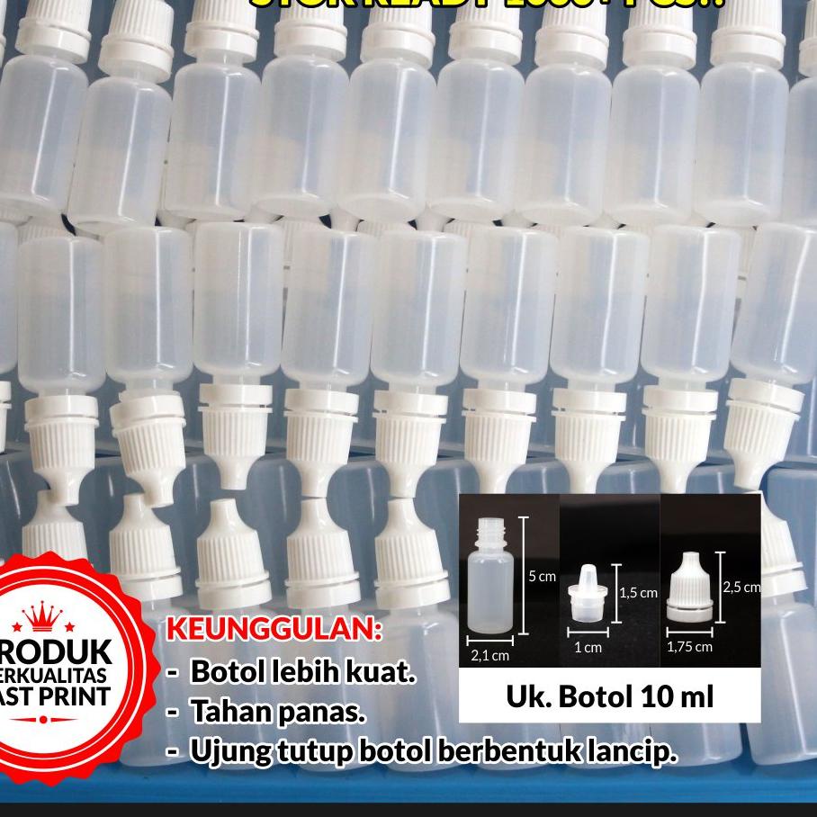 

Termurah | HJ6 | Botol Tinta Plastik Kosong Stempel 10ML