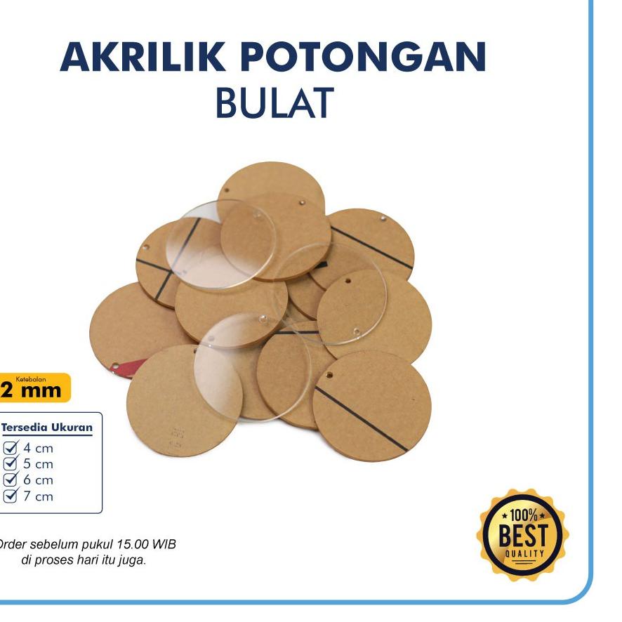 

Sale 6.6 | FG2 | AKRILIK BULAT / AKRILIK POTONGAN BULAT / LINGKARAN AKRILIK