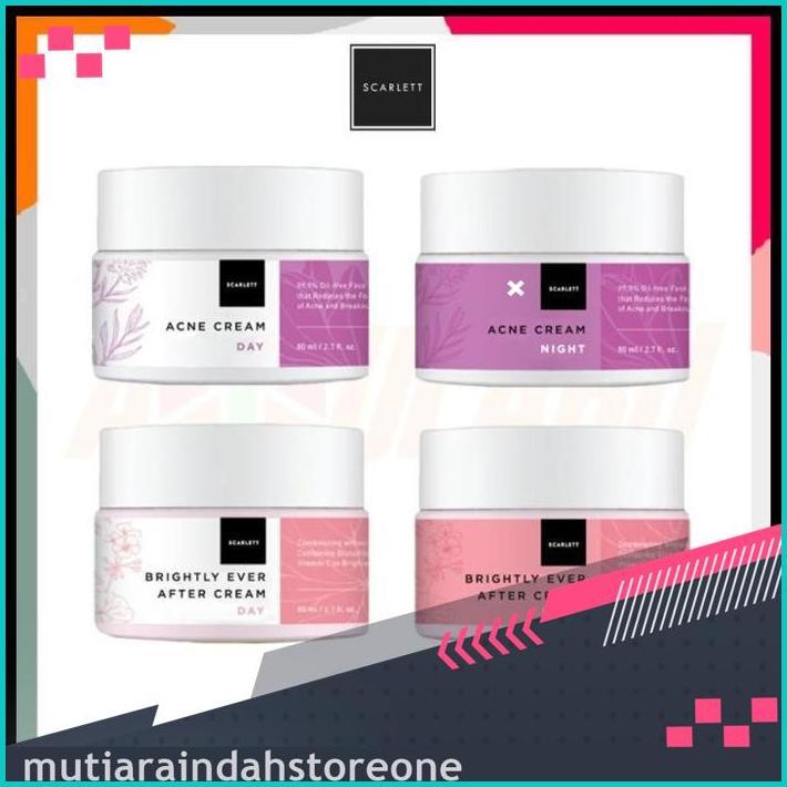 SCARLETT CREAM PAKET 2IN1 ORIGINAL BPOM - CREAM WAJAH SCARLETT ORI GRATIS ONGKIR