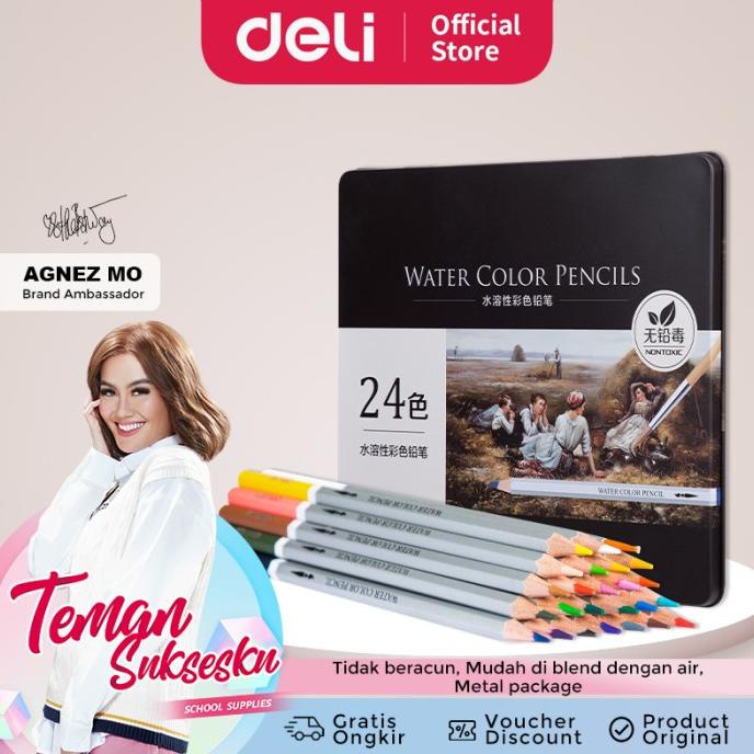 

DELI - 6523 / Pensil Warna Ajaib Isi 48 / Alat Lukis Murah Berkualitas