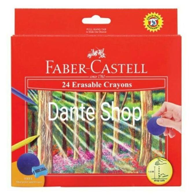 

Erasable Crayon 24 Warna Faber Castell ( Crayon Bisa Dihapus )