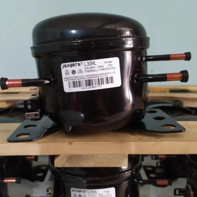 "'''] Kompresor kulkas 1 pintu original set dan overlod + tutup Aqua sanyo