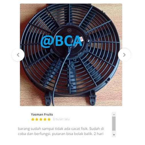 Terlaris Extra Fan Kondensor Ac Mobil Universal