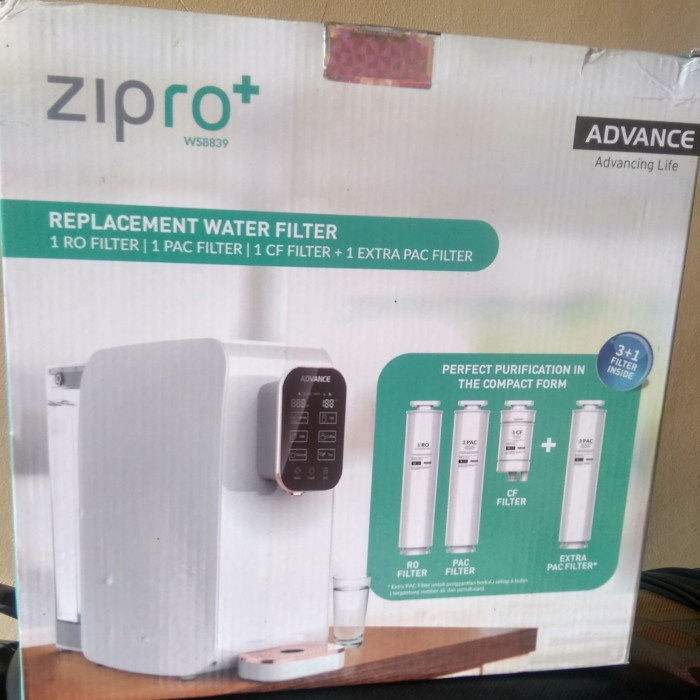Water Filter Pac Advance (Untuk Refill Unit Zipro Advance)
