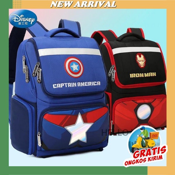 Tas Ransel  / Tas  Motif Loreng Merah Abu / Tas Ransel Cewek Cowok Tas Ransel Anak Laki Laki Tas Sek