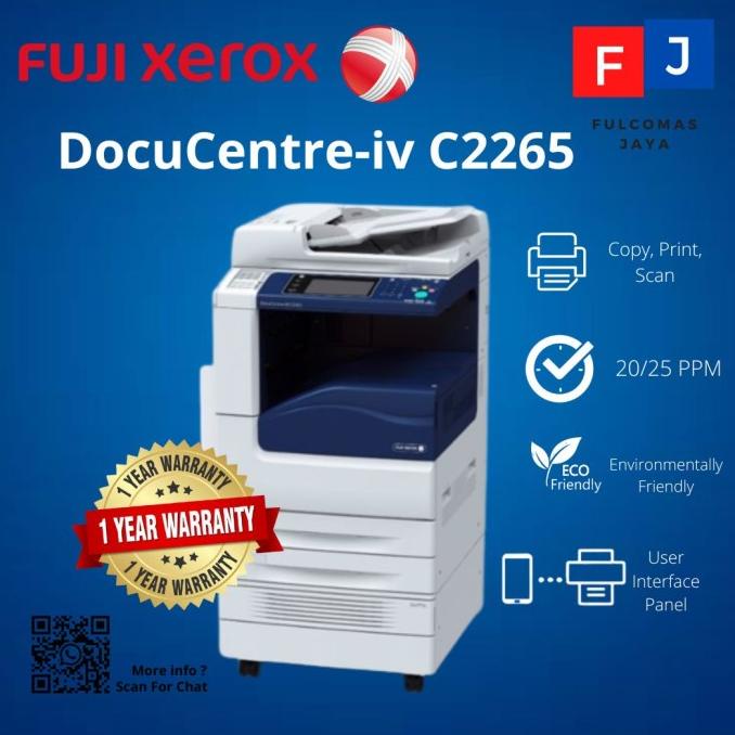 Mesin Fotocopy Color FUJI XEROX DocuCentre-IV C2265 Kertas A3 Warna ---READY---